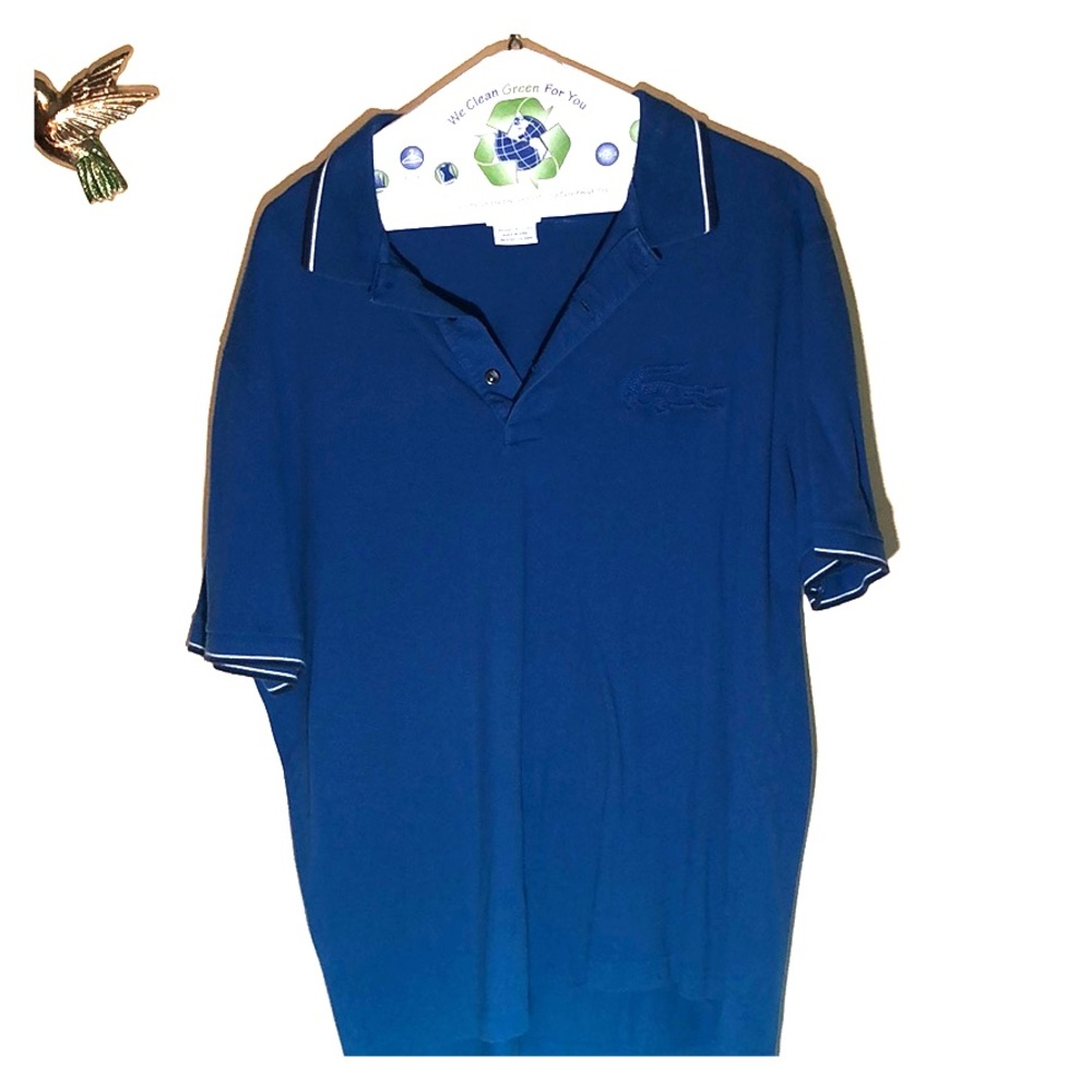 Cool Blue Unique Lacoste Shirt